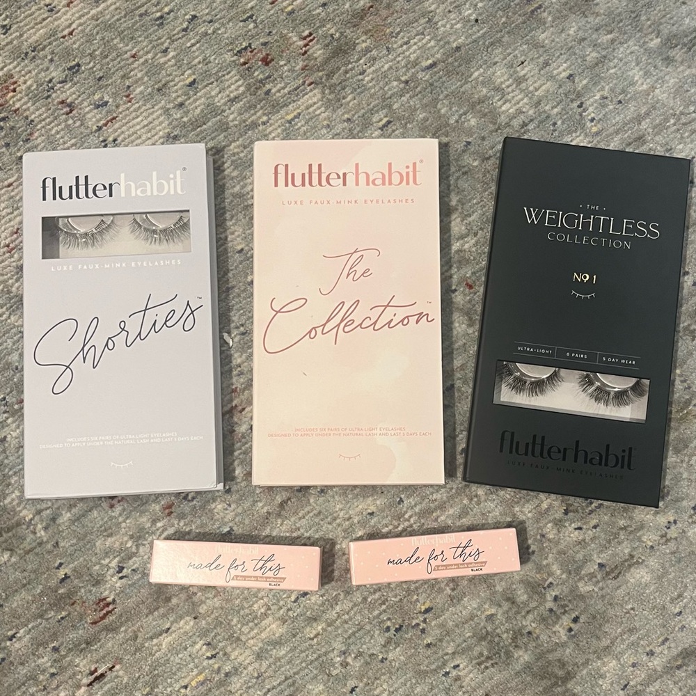 FlutterHabit Lash Collection - Black